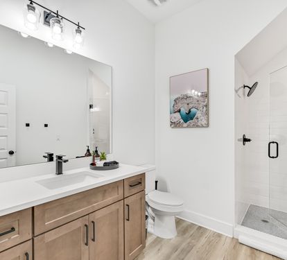 King Suite # 2: Private Bathroom (first floor)
