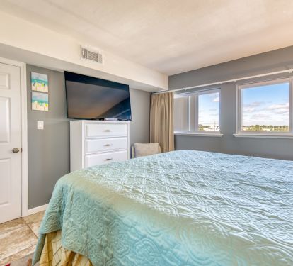 Relax in bed and enjoy your favorite shows.