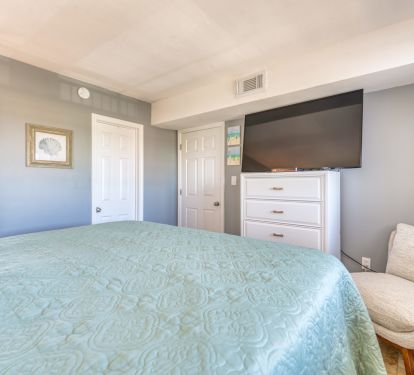 A cozy retreat with entertainment at your fingertips.