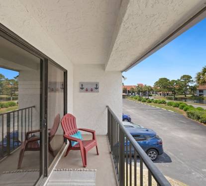 Private balcony off bedroom 3