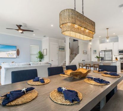 Open dining area