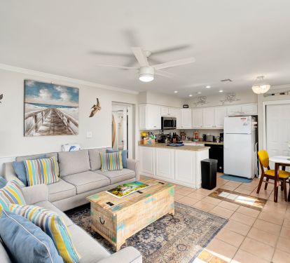 Comfortable beachfront townhome perfect for family vacations.