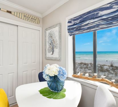 Enjoy breakfast or work with a wonderful view