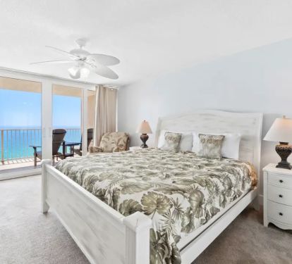 Master bedroom with amazing views