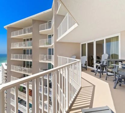Amazing views from balcony with comfortable furniture
