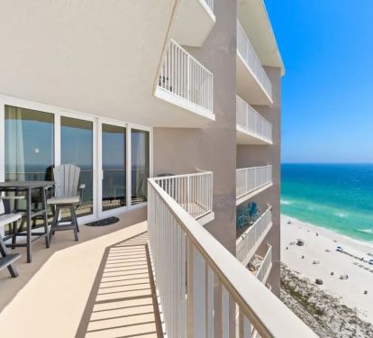 Panoramic views from the balcony