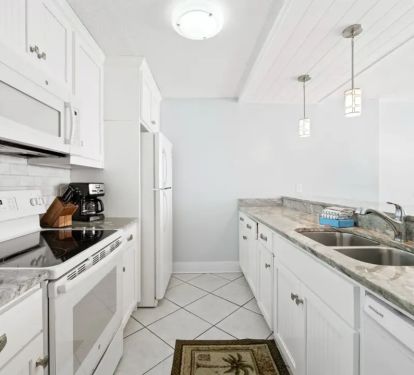 Fully stocked kitchen with great counter space