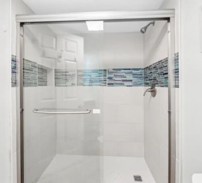 Beautiful walk-in shower