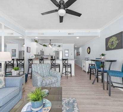 Spacious and uncluttered decor in a relaxing beach vibe never disappoints 