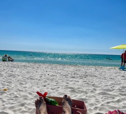 Beach Chairs View