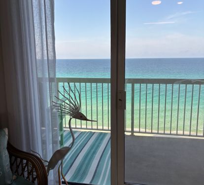 Beach View from the condo.