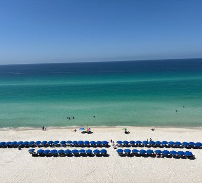 Beach just near the condo.
