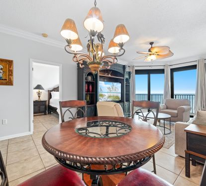 Dining and living room area