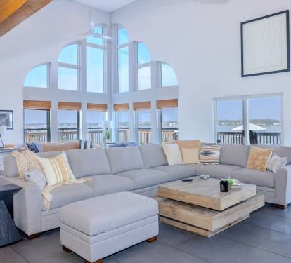 Great Room with 2 seating areas