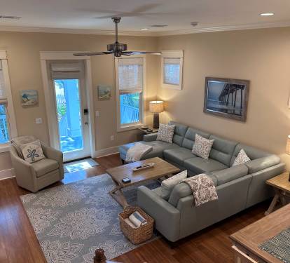 New leather sectional couch and swivel barrel chair updated 2026. 