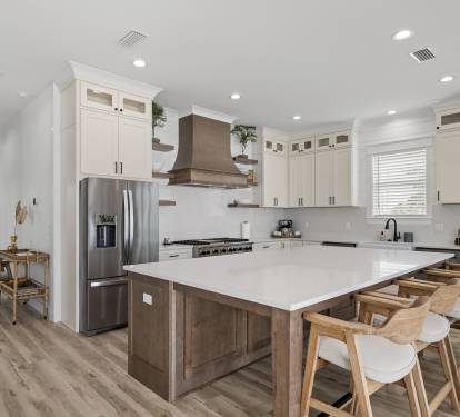 Kitchen Island with additional seating