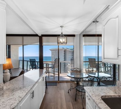 Kitchen with Ocean View