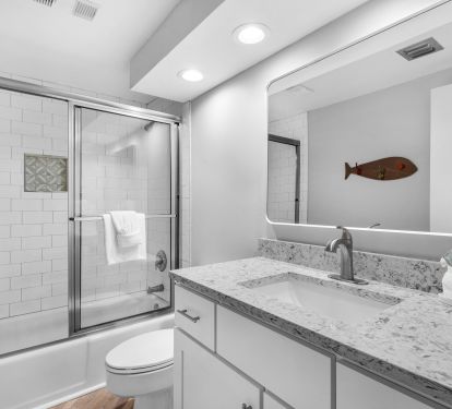 3rd Guest Bathroom with Tub &amp; Shower