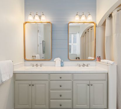 Primary ensuite double vanity