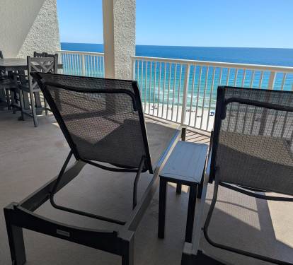 Relaxation zone on the patio!