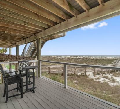 Private Deck Off Guest Bedroom