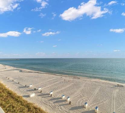 View from our 5th floor balcony.