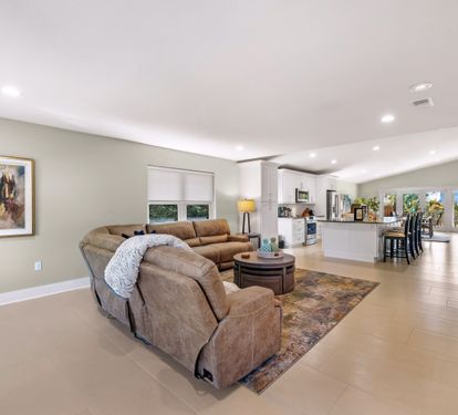 Bright and airy living room