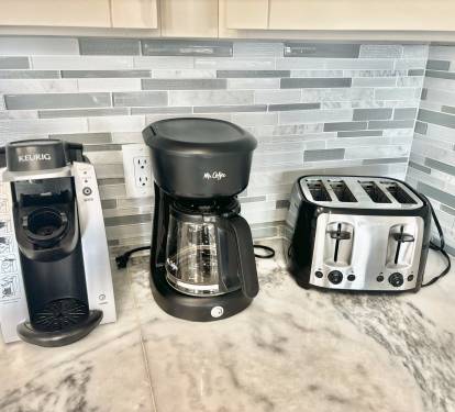 Fully stocked kitchen