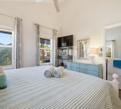 Bedroom with TV