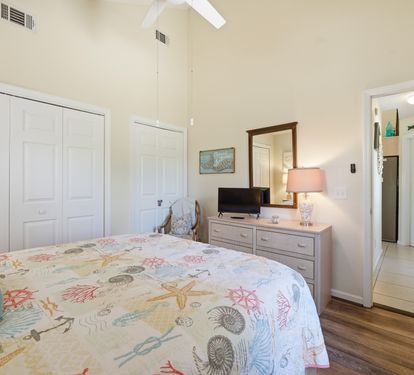 Bedroom with TV