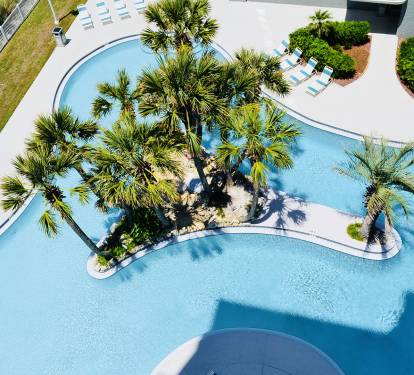 Lagoon Pool between Tower 2 and Tower 3