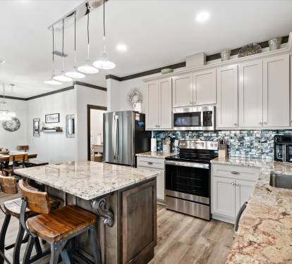 Kitchen Island sits two