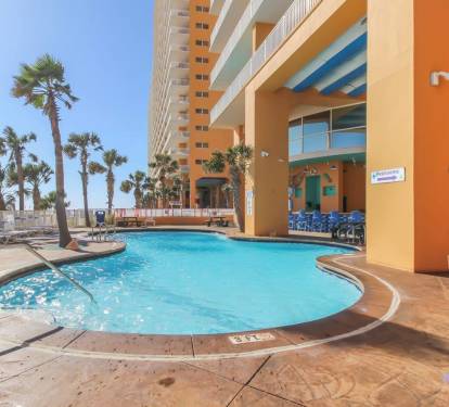 Outside pool