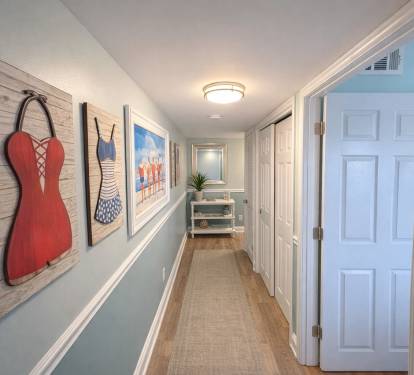 View as you enter the condo with easy access digital lock.
