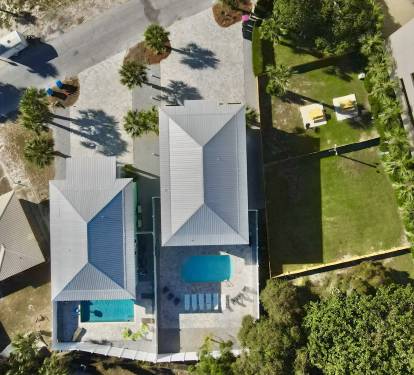 Birdseye view of the property!