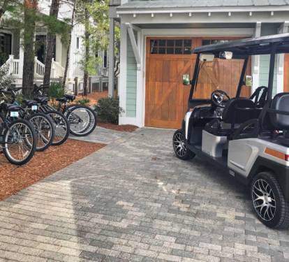 6-Seater Golf Cart incuded