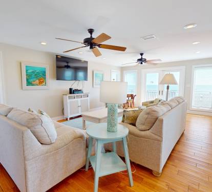 Living room with access to 1st floor Master