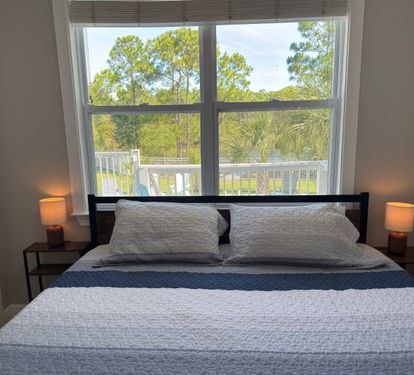 In Law Suite King Bedroom overlooking the pool and lake!