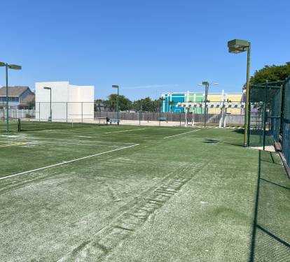 2 Tennis Courts and 2 Pickleball Courts