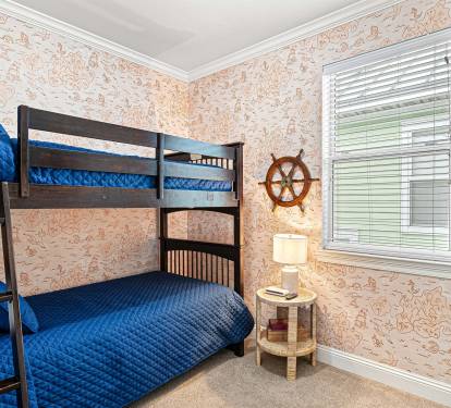 Bunk beds perfect for the little sailors in the crew