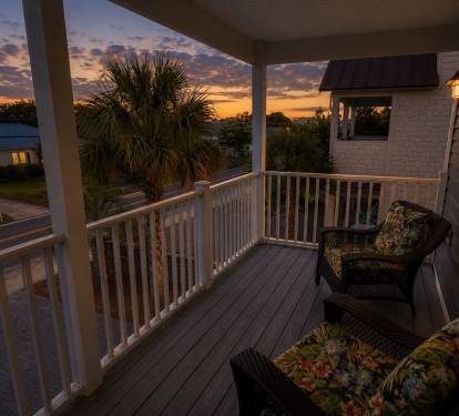 Start your mornings with coffee on the private balcony and end your evenings beneath warm coastal sunsets.