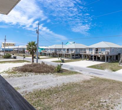 Just a short walk to the beach. Public access at the end of the road.