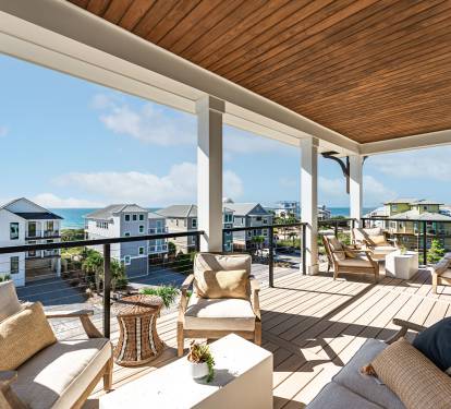 Gulfside Balcony off Living Room