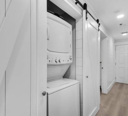 In-unit washer and dryer