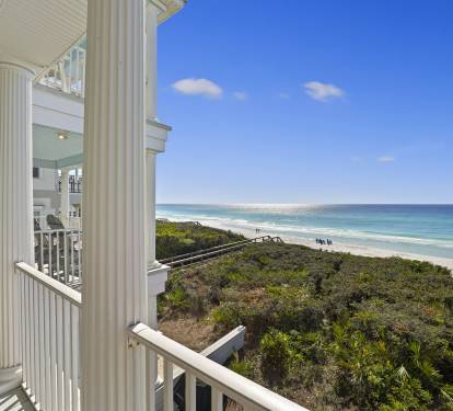 Second floor balcony view with Ocean View