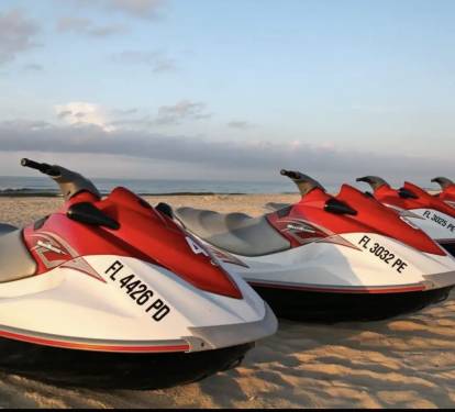 Jet ski rental at Blue Parrot 
