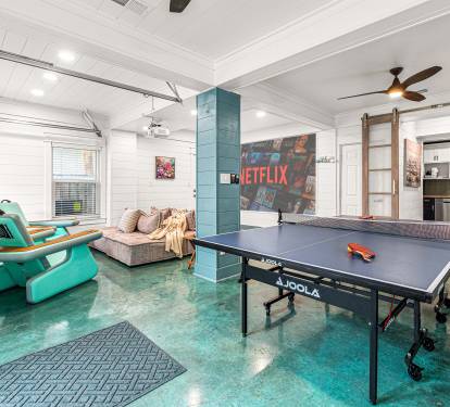Enjoy Some Ping-Pong or Watch a Movie!