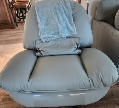 Recliner with mood lighting and phone charger