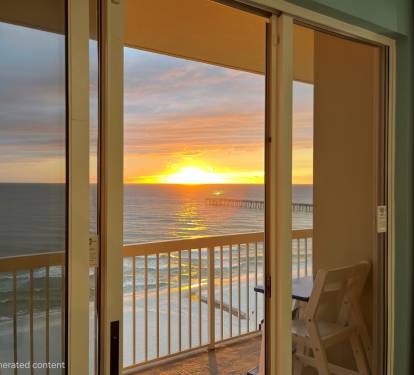 Perfect place to witness amazing sunsets or early morning coffee.