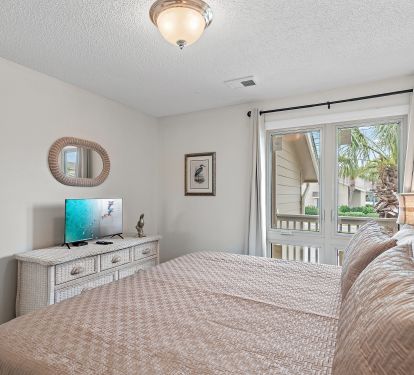 King guest room on first floor